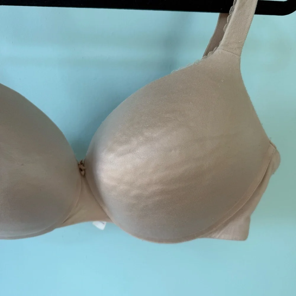 Victorias Secret 40D Lined Perfect Coverage Bra Solid Black